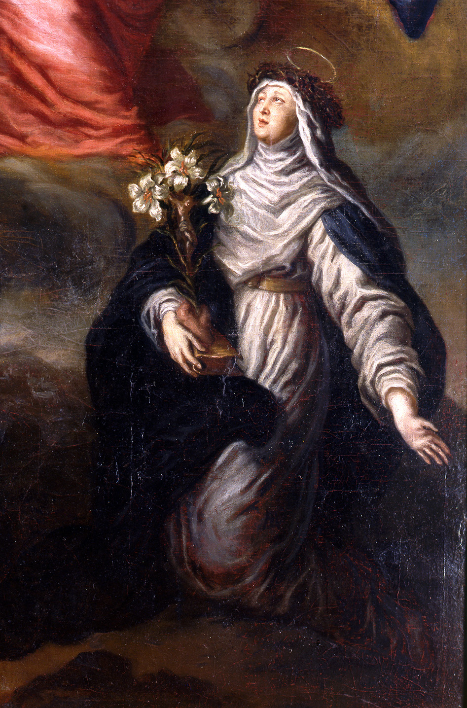 Heilige Katharina von Siena, Patronin des Verbands – Gemälde von Joachim von Sandrart (1657)